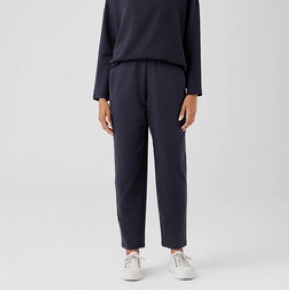 Eileen Fisher french terry slouchy pants - Picture 1 of 6